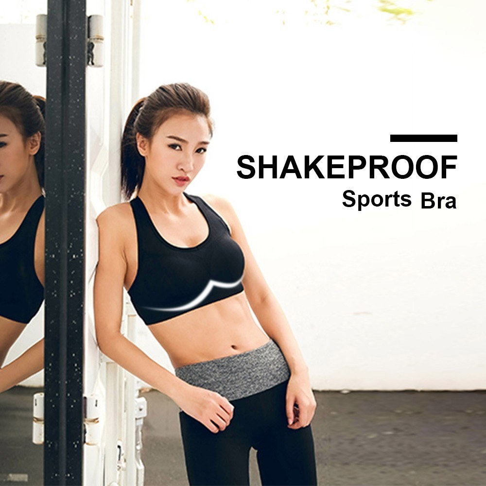 Women Sports Bra Padded Underwired I-Shaped Breathable Qucik Dry Running Yoga Gym Workout Vest