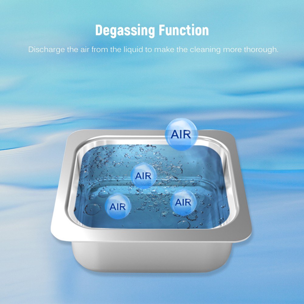 Ultrasonic Glasses Cleaner Minimalist-style Household Glasses Cleaning Tool Jewelry Cleaning Machine Toothbrush Cleaning Instrument White GA008-35W 220V UK