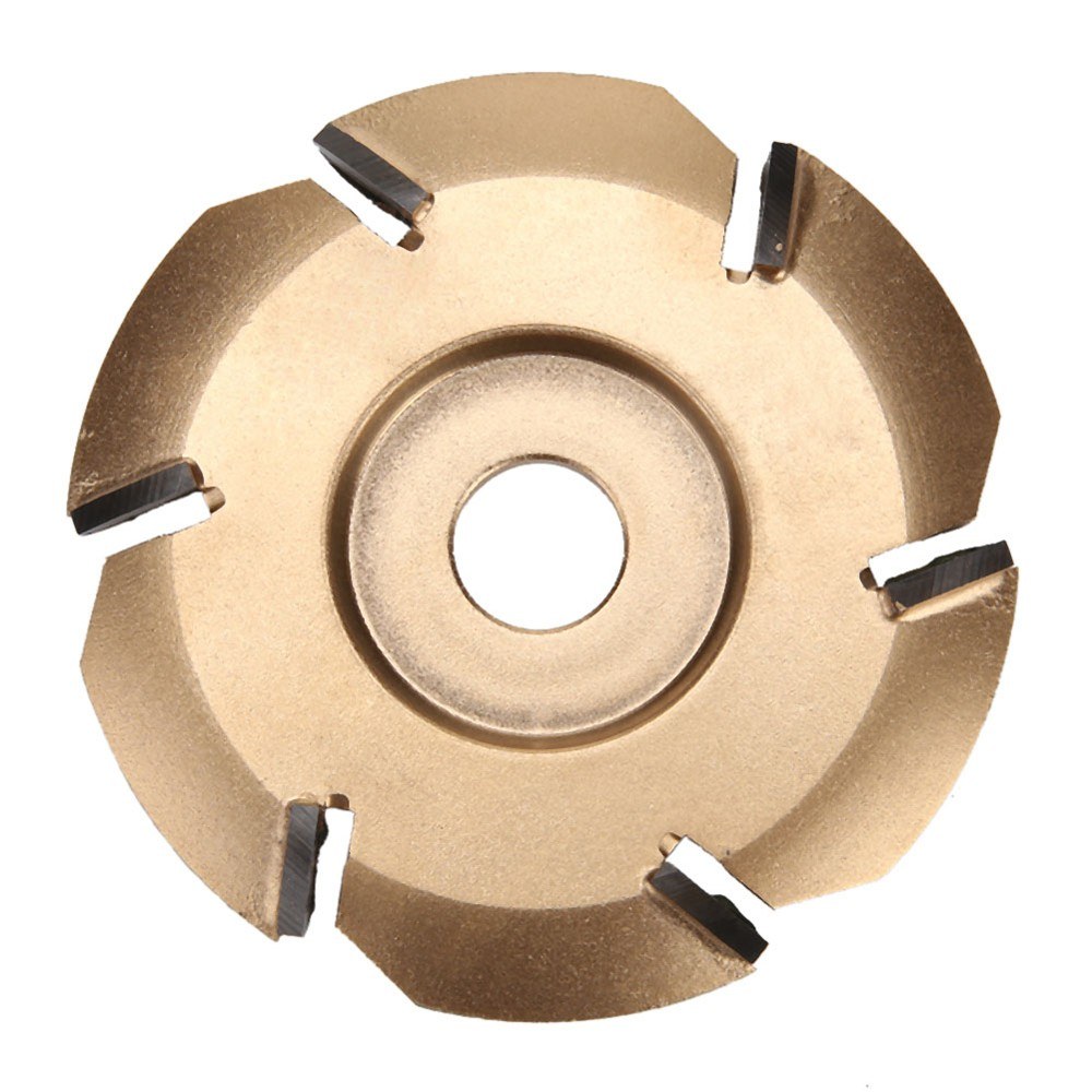 Six Tooth Woodworking Tea Tray Digging Wood Carving Disc Tool Milling Cutter for 16mm Aperture Angle Grinder