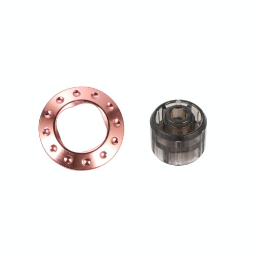 For IQOS ILUMA / Prime Electronic Cigarette Cap Rod Single Five Rings with Removal Tool to Replace The Color Cap(Rose Pink Diamond)