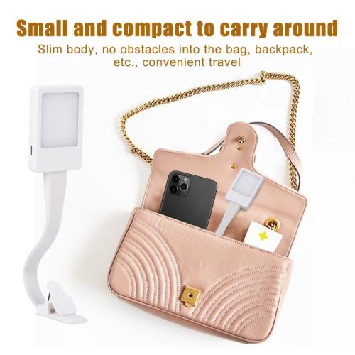 LED Reading Light Clip Book USB Charging Mini Bedside Learning Lamp(White) LED Reading Light Clip Book USB Charging Mini Bedside Learning Lamp(White)