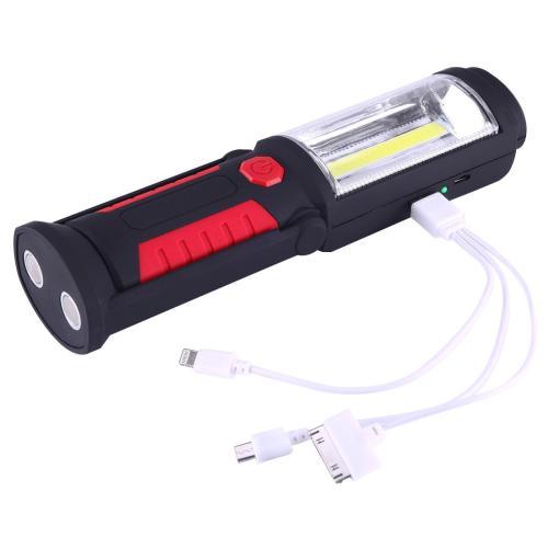 PR5W-1 5W COB+1W F8 IP43 Waterproof White Light LED Torch Work Light ...