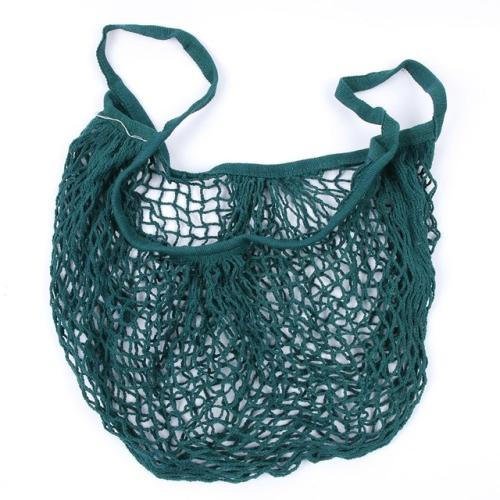 Mesh Shopping Bag Reusable String Fruit Storage Handbag Totes Women Shopping Mesh Net Woven Bag Shop Grocery Tote Bag(Green)