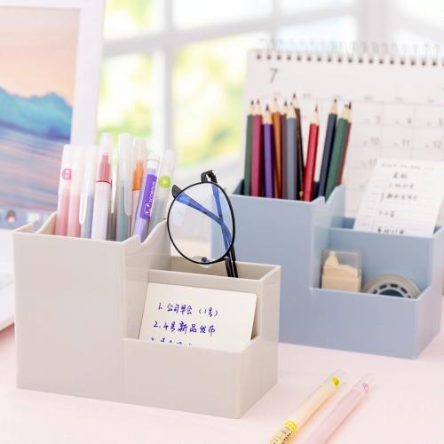 Creative Multifunctional Desktop Plastic Storage Phone Holder Pen ...