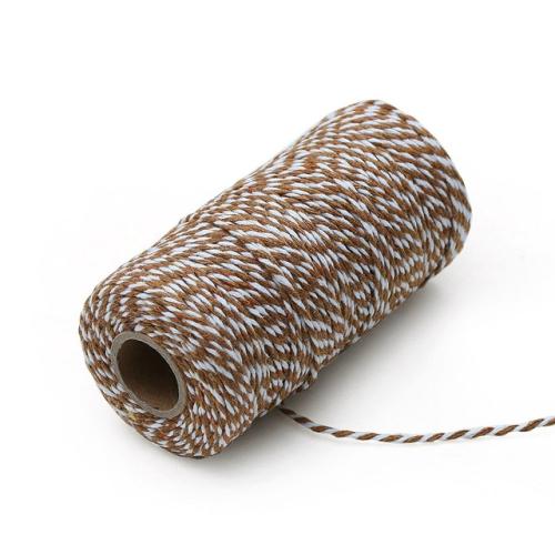 Two-color Cotton Thread Handmade DIY Drawstring Gift Box Packing Rope ...