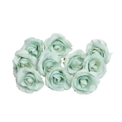 10 Sets 4cm Artificial Flower Silk Rose Flower Head for Wedding Party ...