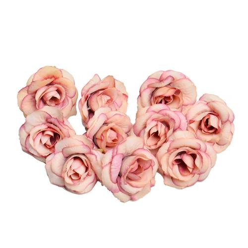 10 Sets 4cm Artificial Flower Silk Rose Flower Head for Wedding Party ...