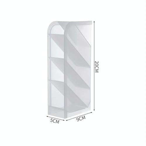 2 PCS Multi-function 4 Grid Desktop Pen Holder Office School Storage ...