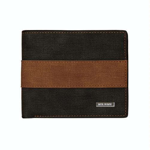 Menbense MenBense Large Capacity Short Multi-Card Matte Wallet(Black)